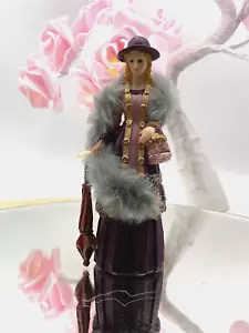 Vintage Romano Collection Doll Figurine Resin Collectable Boxed Blue - Picture 1 of 19