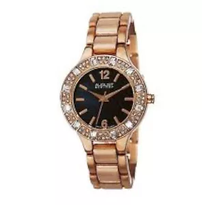 NEW August Steiner AS8135RGBU Womens Analog Swiss Petite Rose Gold Crystal Watch - Picture 1 of 2
