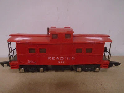 1946-53 VINTAGE AMERICAN FLYER #630 READING ILLUMINATED CABOOSE S SCALE - Image 1 of 4