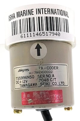 Tamagawa Synchro Motor TS5996N 50 FA-Coder H-7BVRD0002 DC+12V - Image 1 of 4