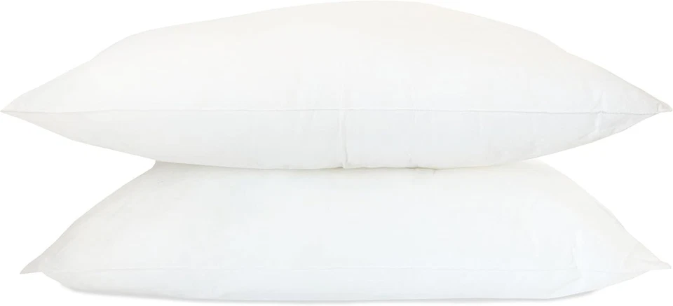 Pack of 2 Polycotton Pillows Hollwofibre Filled Side Sleeper Bedding Pillow Pair - Image 1 of 1