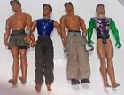 Lot Of 4 1998 Max Steel 12? Action Figures & Some Clothes