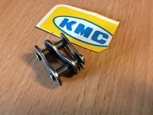 ATTACHE RAPIDE DE CHAÎNE 420 *KMC* MOTOS APRILIA GILERA DERBI MBK PEUGEOT DIRT - Picture 1 of 3
