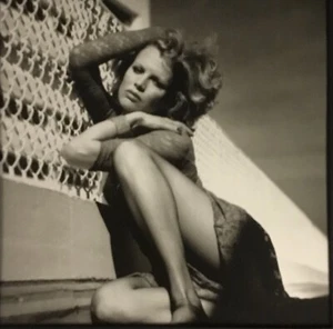 1986 Vintage KIM BASINGER Movie Actress By HELMUT NEWTON Fashion Photo Art 12x12 - Picture 1 of 3