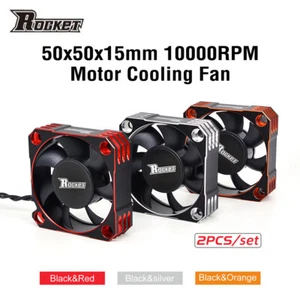 2x SURPASS HOBBY Rocket 50mm RC Ventilador de Enfriamiento de Metal para 1/8 1/5 1/6 RC Motor de Coche - Imagen 1 de 15