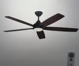 Lise 60” 5-blade LED standard ceiling fan light kit + remote - Picture 1 of 3