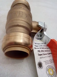 1" Haifischbiss Kugelhahn, bleifreies Messing Neu - Bild 1 von 3