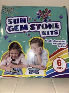 Window Gem Art Diamond Kits Creative Suncatcher Art for Kids Open Box Unused 6+ - Picture 1 of 4