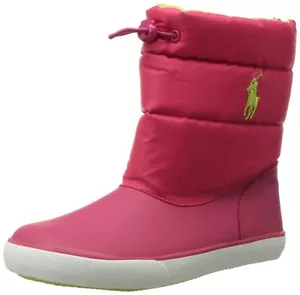POLO RALPH LAUREN 990844C DAUNTE Yth's (M) Rosa Lona Informal Lluvia Moda Botas - Imagen 1 de 7