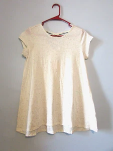 New Girls Gymboree White Speckled Summer Top Size 14 NWT!!! - Picture 1 of 2