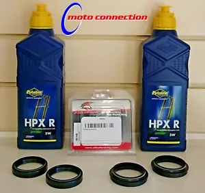 ALL BALLS FORK SEALS & PUTOLINE 5wt OIL KIT YAMAHA YZ250F YZ450F 2008 AB56-147 - Picture 1 of 1