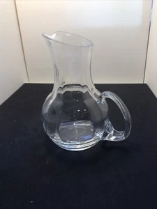 Lenox Bouquet Giftware Crystal Glass Wibe Decanter/ Pitcher 26 oz 7 1/4”t - Picture 1 of 7
