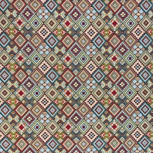 Tapestry Fabric Mayan Upholstery Furnishings Curtains 140cm Wide - Picture 1 of 3