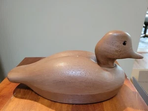 Jewelry Box / Trinket Dish Decor Plastic Brown Duck  - Picture 1 of 4