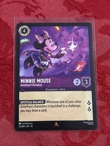Lorcana Whispers in the Well - Minnie Mouse - Amethyst Champion - 35/204 - Picture 1 of 7