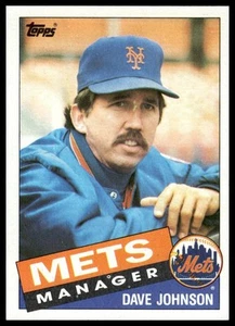 1985 Topps #492 Dave Johnson New York Mets NM+ - Bild 1 von 2