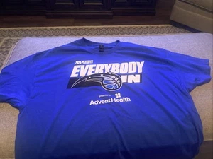 2024 ORLANDO MAGIC PLAYOFF T-SHIRT MEN'S XL - NEW - Foto 1 di 3