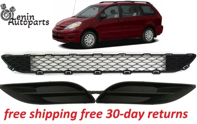 Grille For 2006-2010 TOYOTA SIENNA 3.5L V6 Bumper Filler Bumper Grille Foto 1 de 4
