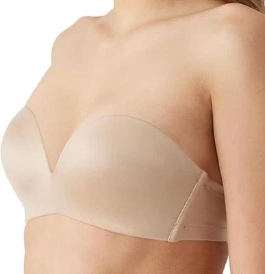 Sujetador sin tirantes 36B NUEVO CON ETIQUETAS B.Tempt'd by Wacoal 954281 Future Foundation sin aros desnudo Foto 1 de 4