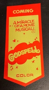Godspell 1973 Coming Attractions Usher Badge - Picture 1 of 1