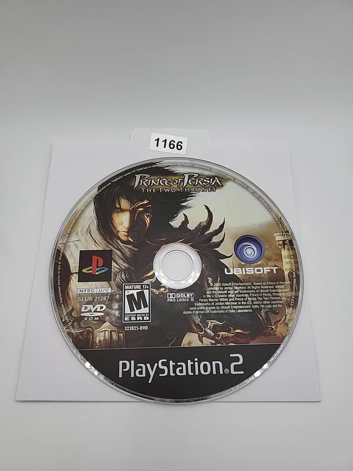 --SOMENTE DISCO-- Prince of Persia: The Two Thrones (PS2, 2005) SEM RASTREAMENTO USPS - Imagem 1 de 1