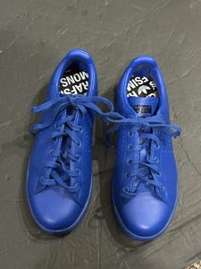 Adidas x Raf Simmons Stan Smith Powder Blue Leather Trainers Limited Rare Size 5 - Picture 1 of 9