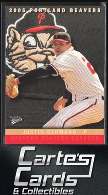 Justin Germano 2005 MultiAd Portland Beavers #11 Portland Beavers - Image 1 of 2