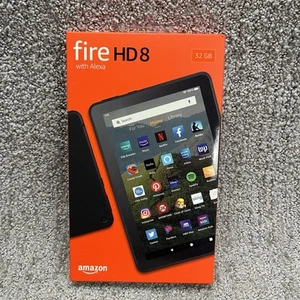 Amazon Fire HD 8 Tablet with Alexa 10th Generation 32 GB Wi-Fi 8 in Black - Picture 1 of 18