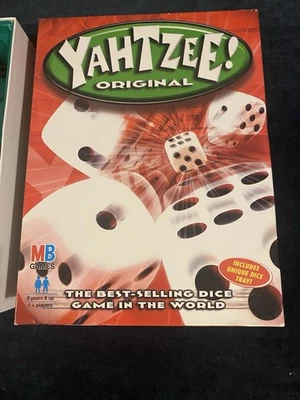 Yahtzee 2002 MB Games Original Dice Game for Families - Image 1 of 4