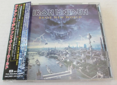IRON MAIDEN- BRAVE NEW WORLD NWOBHM CD JAPANESE ORIGINAL 2000 TOCP-65418 w/OBI - Image 1 of 4