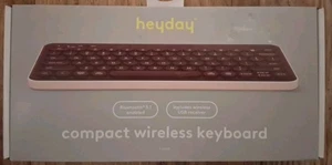 HeyDay Tastiera Wireless Compatta Rosa - Ciliegio Scuro - Foto 1 di 2