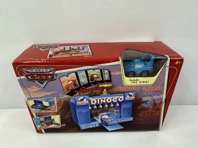 Rare Vintage Disney Cars Mini Adventures Dinoco Garage Playset The King - Image 1 of 4