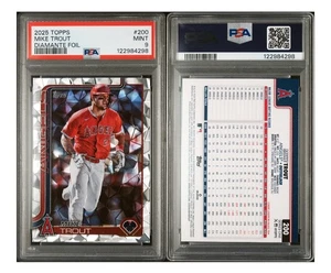 2025 Topps - Mike Trout #200 - Diamante Foil PSA 9 - Foto 1 di 1