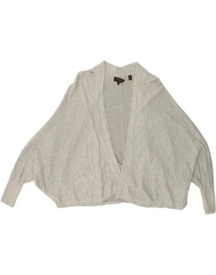TED BAKER Womens Oversized 3/4 Sleeve Cardigan Sweater Size 1 XS Grey BH03 - Image 1 of 3