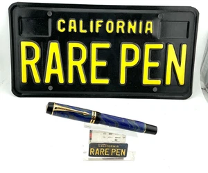 PARKER DUOFOLD CENTENNIAL CUSTOM EBONITE Fountain Pen 18K  Med Nib MINT - Picture 1 of 9
