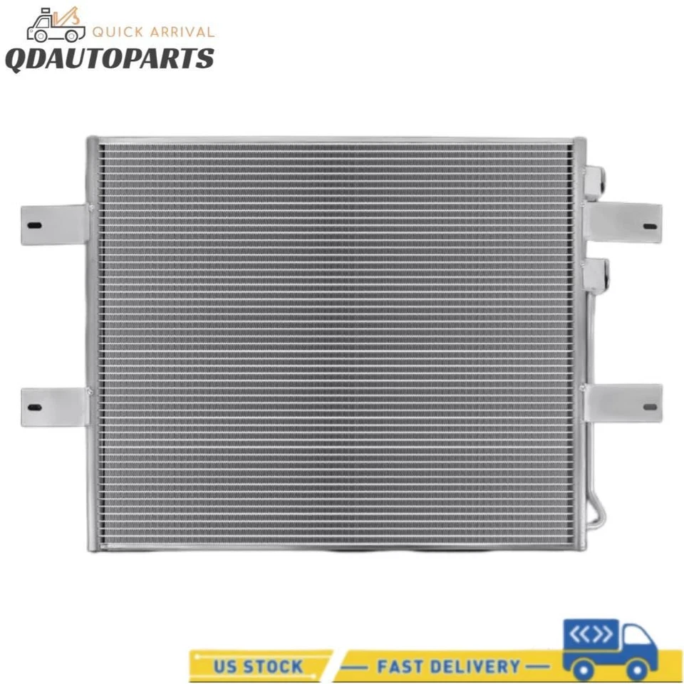 1Pc AC Condenser w/ Bracket for Dodge Ram 2500 Ram 3500 2007 2008 2009 5.9L 6.7L - Изображение 1 из 4