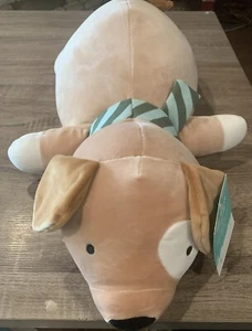 New Pillowfort Rare Dog Weighted Plush Throw Pillow - 3lbs Stuffed Animal - Picture 1 of 11