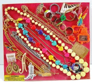 Anillos de joyería dijes pendientes collares máquina expendedora de goma tarjeta de disp #75 - Imagen 1 de 1