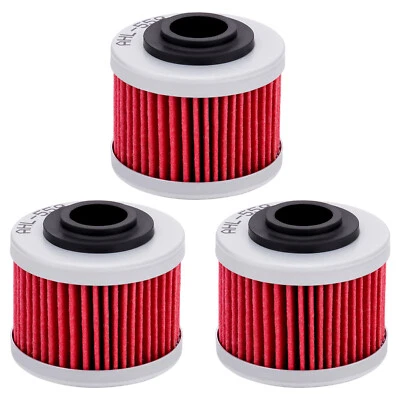 3 Packs Oil Filters for Can-Am 990 GS Spyder RS RT 2008-2012 Rally 200 03-07 - Bild 1 von 4