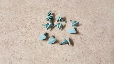 mazda weatherstrip clips fasteners BC1D58762 (qty 10)  - Image 1 of 3