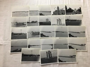 Evansville, Indiana Cityscape and Ohio River July 1979 Black and White Photos - Picture 1 of 10