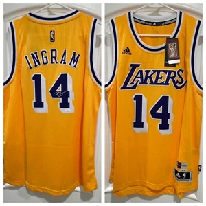 Camiseta deportiva Swingman retro firmada por Brandon Ingram de los Lakers HWC (JSA) talla M, nueva con etiquetas - Imagen 1 de 7