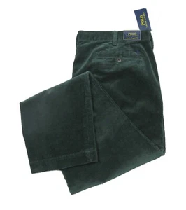 Polo Ralph Lauren Men's Green Stretch Straight Fit Corduroy Pants - Picture 1 of 6