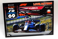 F1, FORMULA 1 TOPPS TURBO ATTAX ALFA ROMEO CARD SIGNED ROBERT KUBICA