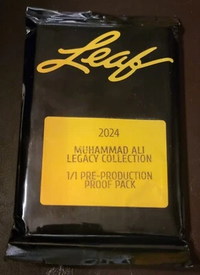 Muhammad Ali 2024 Leaf Legacy Collection 1/1 Pre-Production Proof Pack - Image 1 of 2