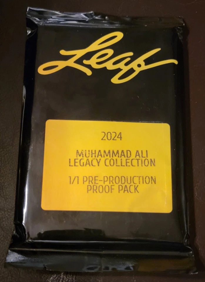 Muhammad Ali 2024 Leaf Legacy Collection 1/1 Pre-Production Proof Pack - Image 1 of 2