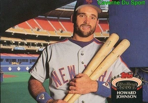 430  HOWARD JOHNSON  NEW YORK METS TOPPS BASEBALL CARD STADIUM CLUB 1992 - Picture 1 of 2