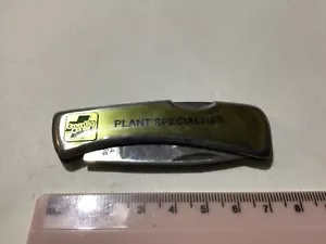 vintage 1980s utica 181501 japan stainless single blade folding pocket knife - Picture 1 of 6