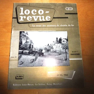 LOCO-REVUE HO REVUE D'OCCASION N° 217 AVRIL 1962 - Picture 1 of 1