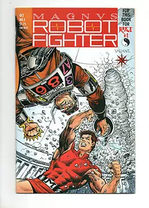 Magnus Robot Fighter #5 1. FULL APP RAI! Pre-Unity 1991 Valiant TOUGH Low Print - Bild 1 von 2